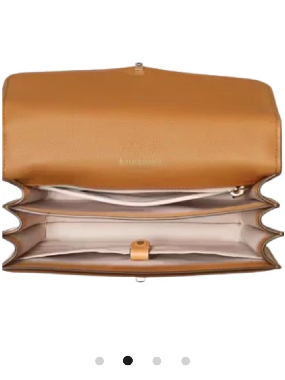 Kate Spade New York LOCKET LARGE FLAP CROSSBODY CONVERTIBLE SHOULDER BAG (Brown) - Picture 9 of 9